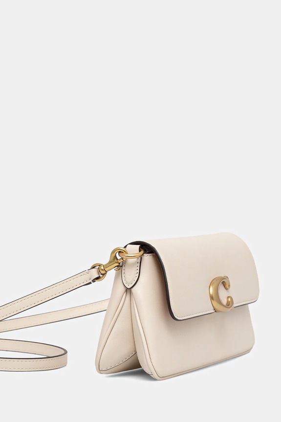 Coach torebka skórzana Jet CAM16 beżowy AA00
