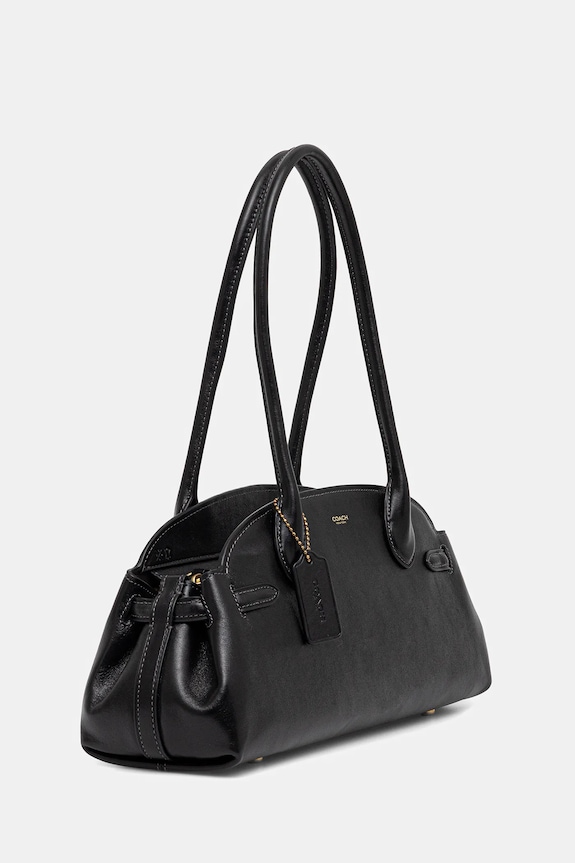 Coach poșetă de piele Empire Carryall Bag 34 CCM57 negru AA00