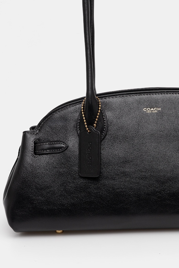 Coach poșetă de piele Empire Carryall Bag 34 negru CCM57