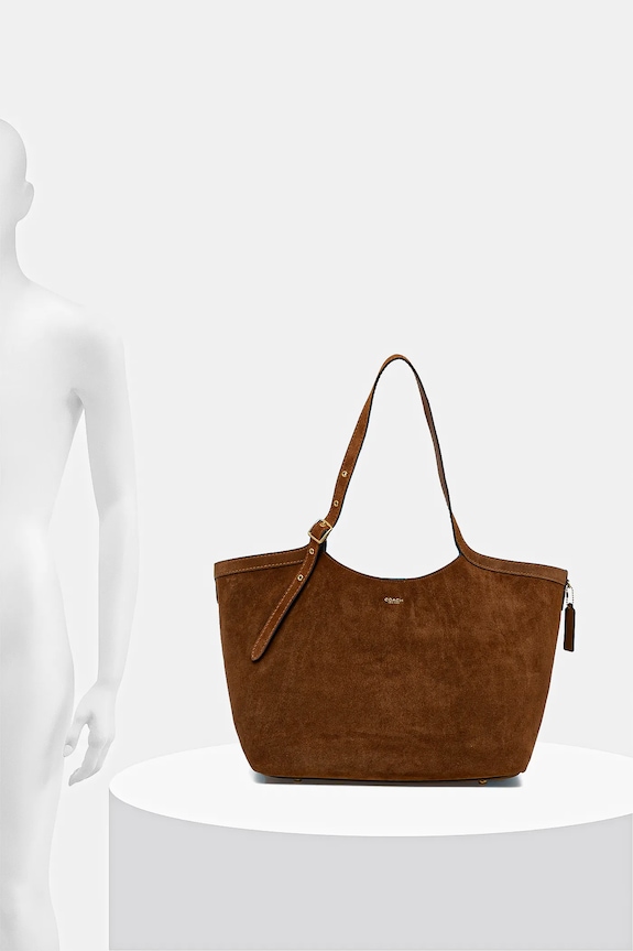 Torba od brušene kože Coach Gramercy Tote Bag CBN47