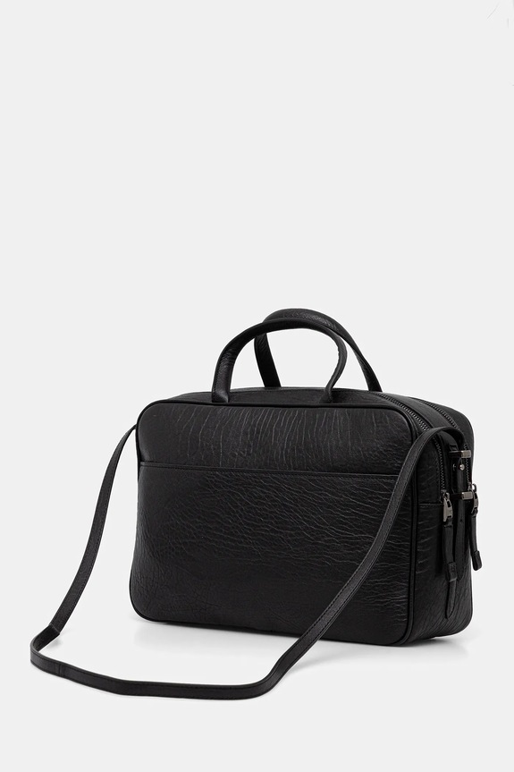 Doplnky Kožená kabelka Weekend Max Mara PALOS 2525516085600 čierna