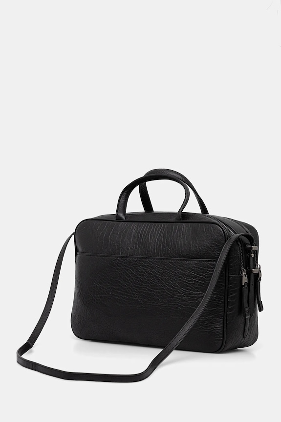 Doplnky Kožená kabelka Weekend Max Mara PALOS 2525516085600 čierna