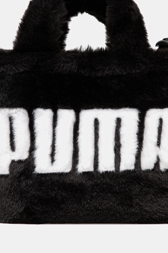 Puma geantă Up Faux Fur Mini negru 91713