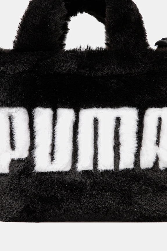 Puma geantă Up Faux Fur Mini negru 91713