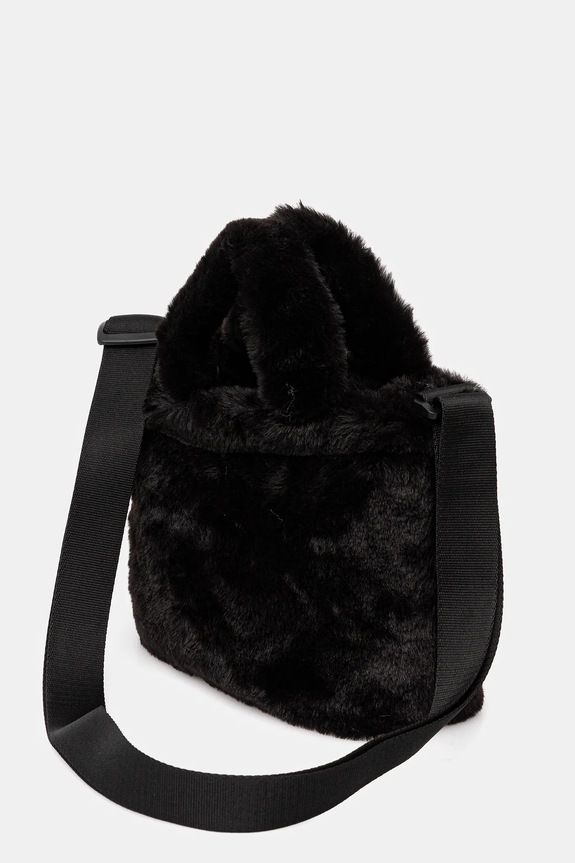 Puma geantă Up Faux Fur Mini 91713 negru