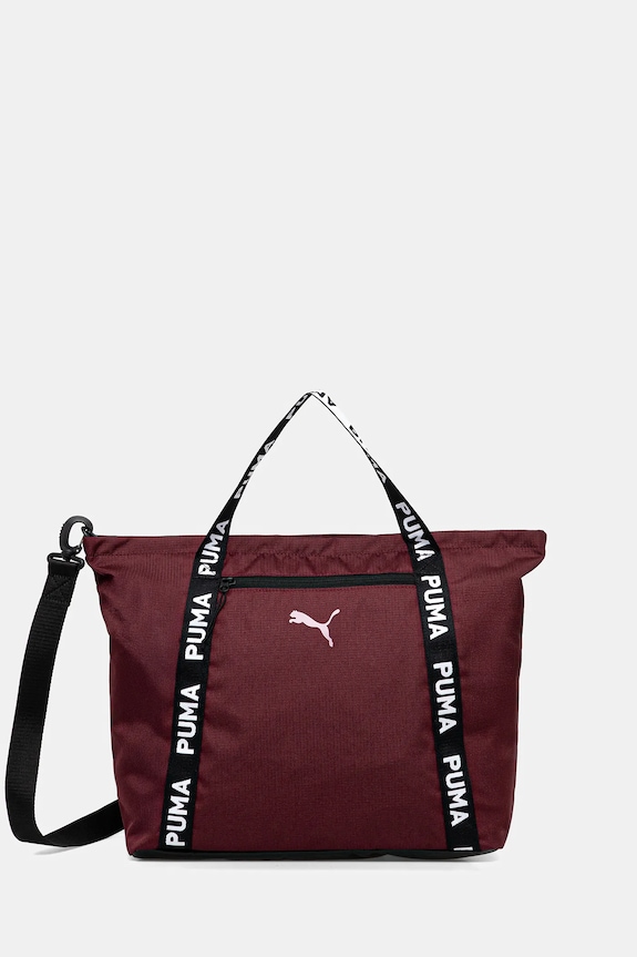 Kabelka Puma Shopper potlač burgundské 91856