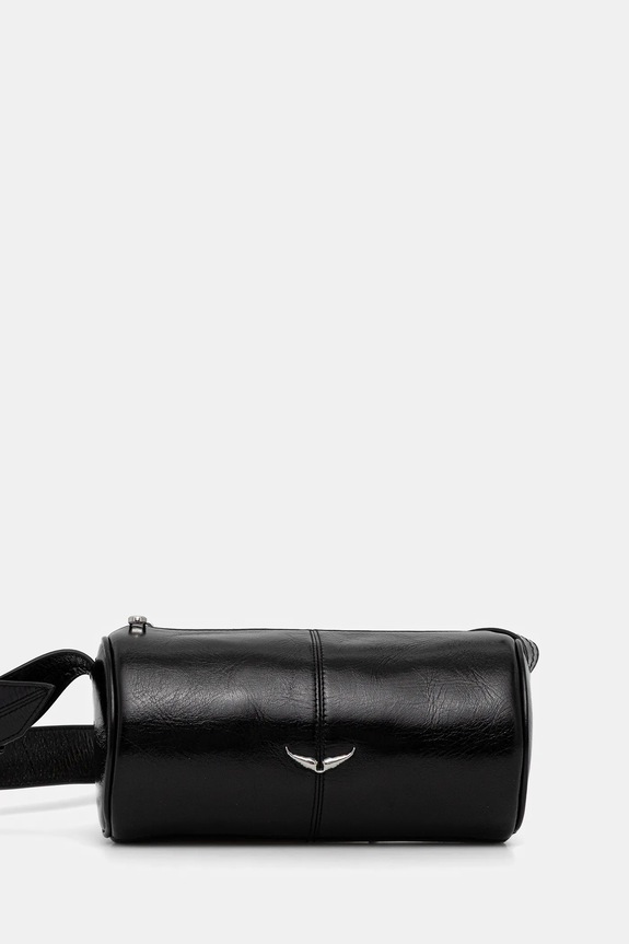 ZADIG&VOLTAIRE geantă de piele LE DOUDOU VINTAGE PATENT uni negru LWBA03940
