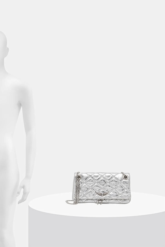 ZADIG&VOLTAIRE torebka skórzana ROCK II METAL MONOGRAM LWBA04078