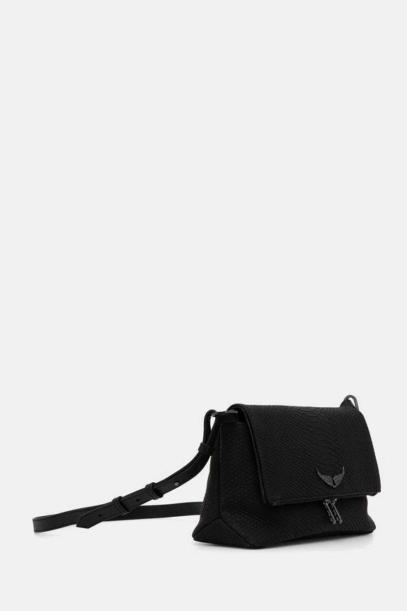 Kabelka ZADIG&VOLTAIRE ROCKY II SOFT SAVAGE LWBA04196 čierna AW25