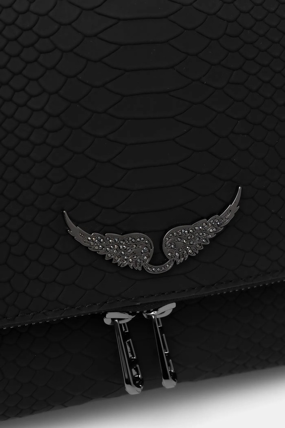 Kabelka ZADIG&VOLTAIRE ROCKY II SOFT SAVAGE čierna LWBA04196