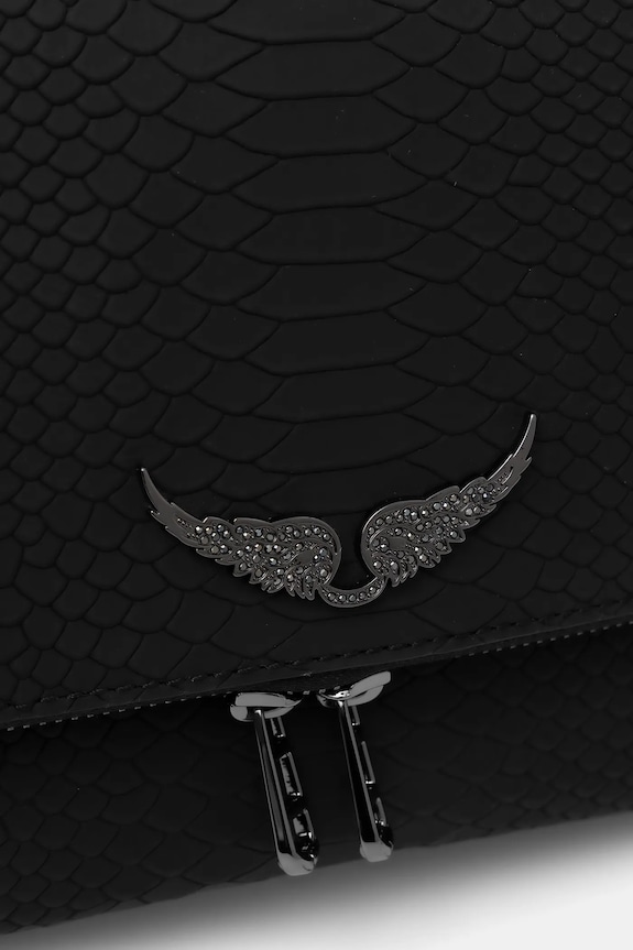 Kabelka ZADIG&VOLTAIRE ROCKY II SOFT SAVAGE čierna LWBA04196