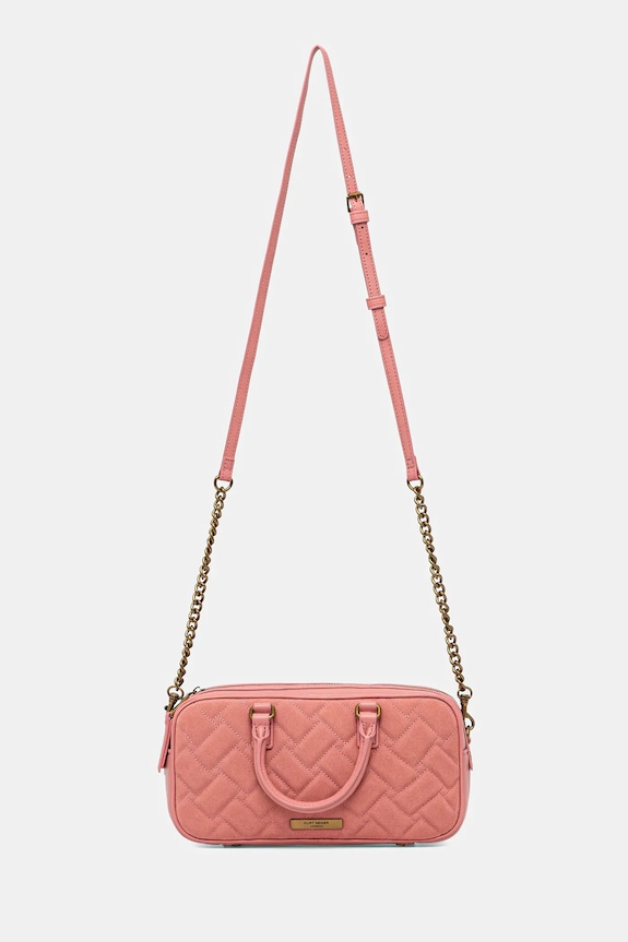 Kiegészítők Kurt Geiger London velúr táska KENSINGTON 3580957219 rózsaszín