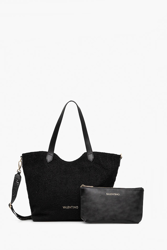 Kabelka Valentino Bags COURMAYEUR textilný čierna VBS7GG01WO