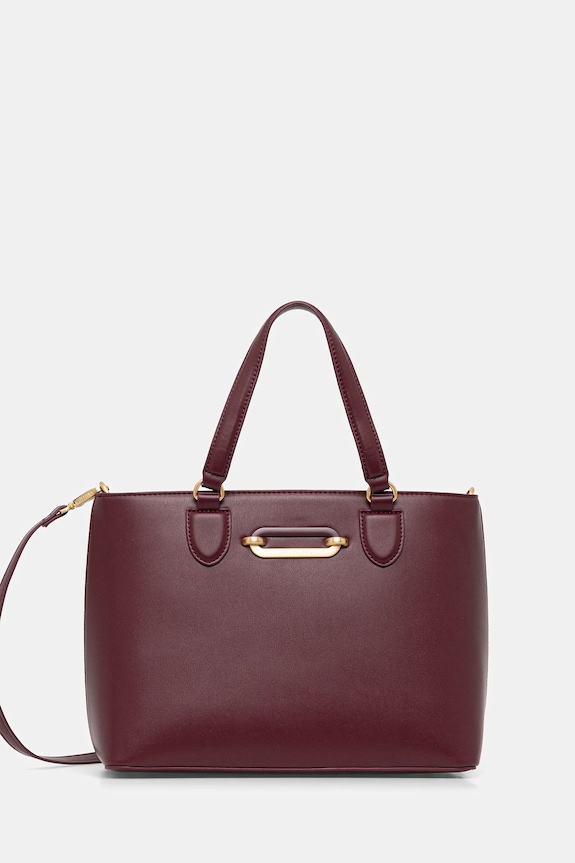 Valentino Bags torebka WHY RE nie mieści A4 bordowy VBS9E104