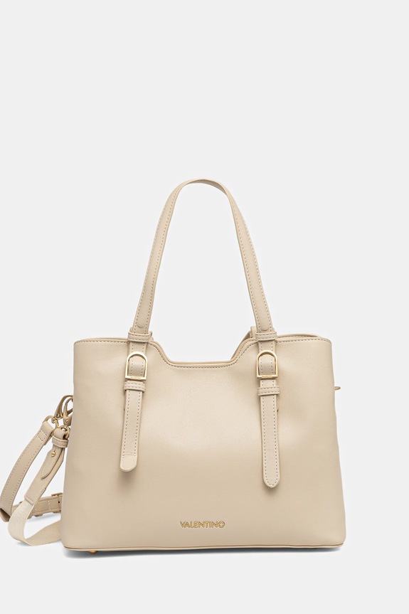 Valentino Bags torebka WINNIE RE nie mieści A4 beżowy VBS9E301