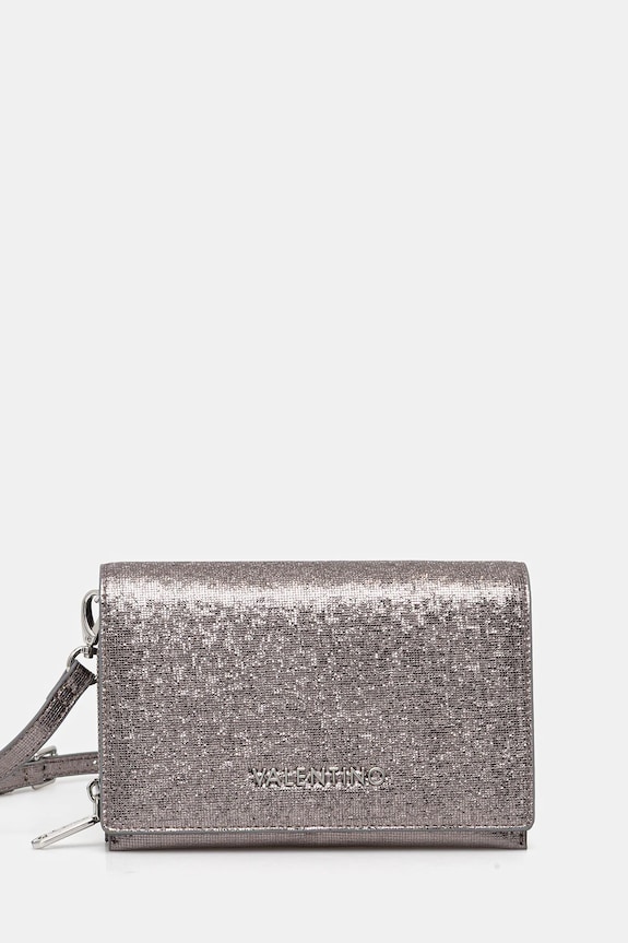 Сумочка Valentino Bags EMBER гладкий срібний VBS9IE17GLI