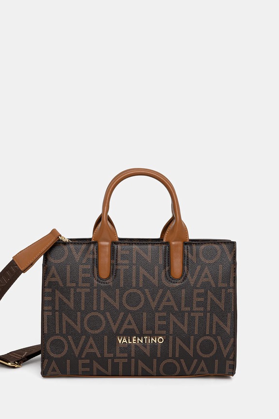 Kabelka Valentino Bags REGINA RE imitácia kože hnedá VBS9IS24