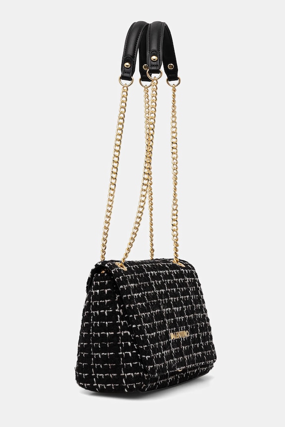 Τσάντα Valentino Bags TWEED VBS9JP02 μαύρο AW25