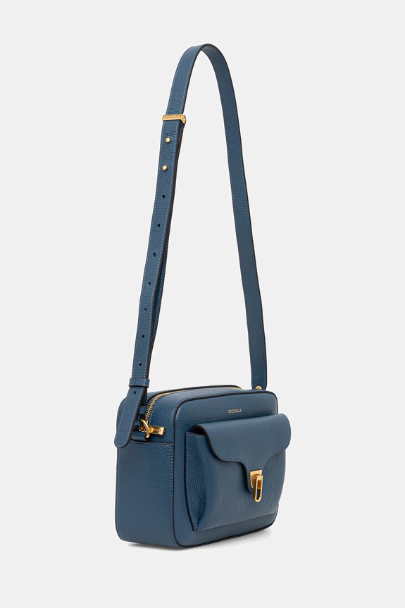 Coccinelle borsa a mano in pelle COCCINELLE BEAT SOFT E1.MF6.15.06.01 blu AA00