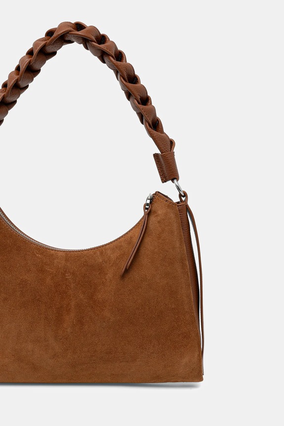 Doplnky Semišová kabelka Coccinelle BOHEME SUEDE BIMATERIAL E1.P6P.13.03.01 hnedá