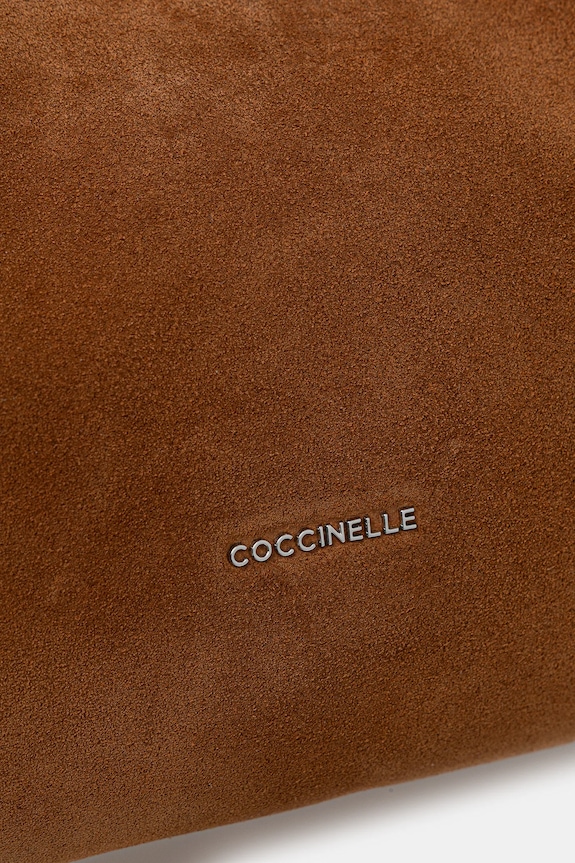 Semišová kabelka Coccinelle BOHEME SUEDE BIMATERIAL hnedá E1.P6P.13.03.01