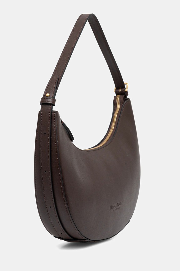Kožená kabelka Marc O'Polo 50611950701141 hnedá AW25