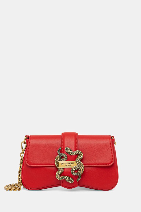 Just Cavalli torebka aplikacja czerwony 79RA4BA7.ZSA89