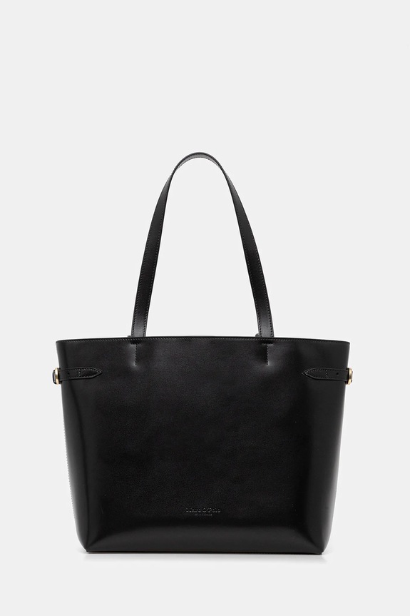 Marc O'Polo geantă de piele uni negru 50912210301203