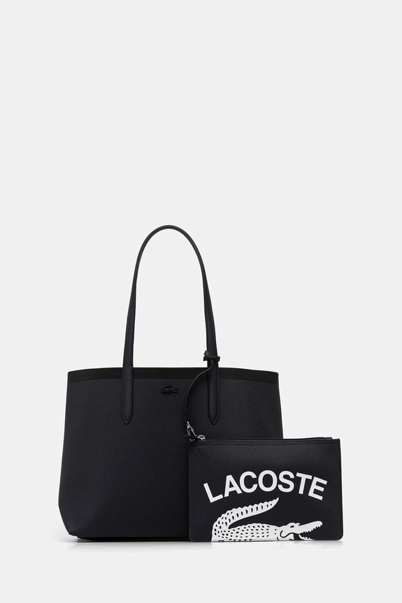 Τσάντα δυο όψεων Lacoste συνθετικό σκούρο μπλε NF5128AS