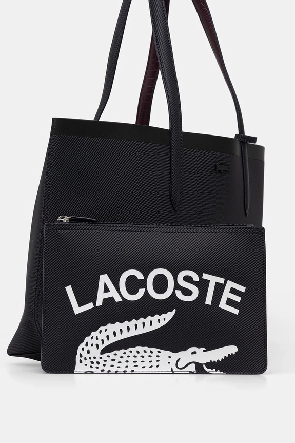 Τσάντα δυο όψεων Lacoste σκούρο μπλε NF5128AS