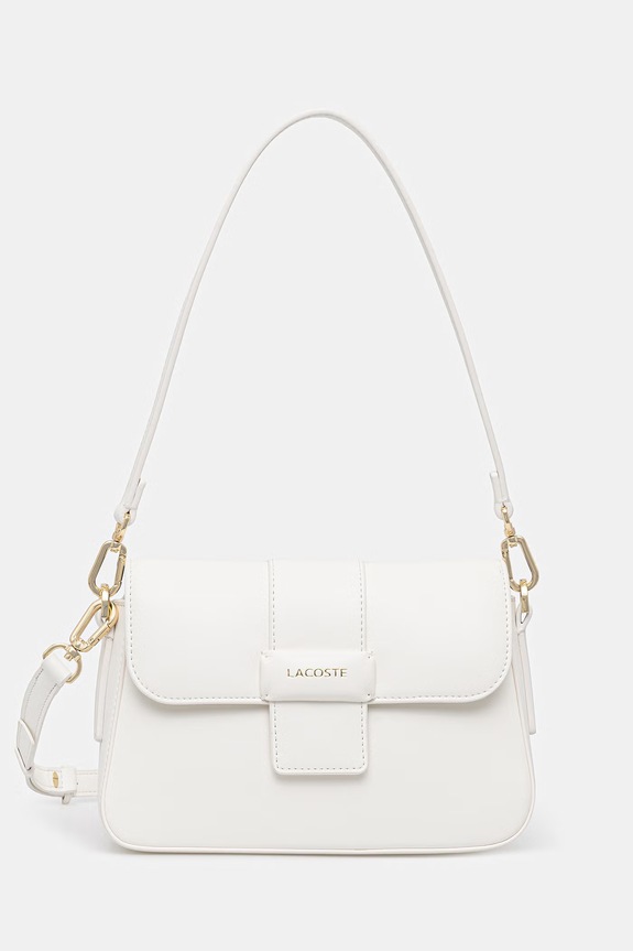 Lacoste torebka crossbody damska z imitacji skóry biały NF5152AU