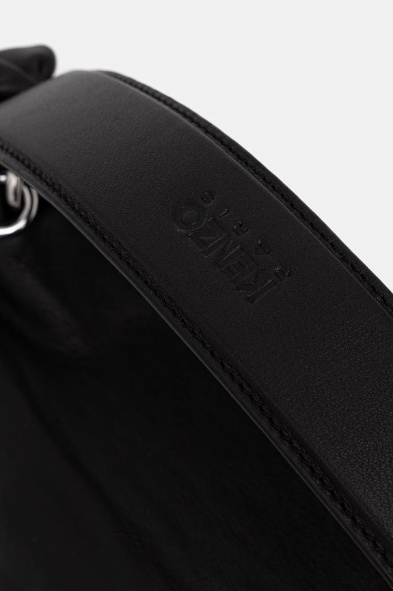 Шкіряна сумочка Kenzo чорний FE62SA818L01