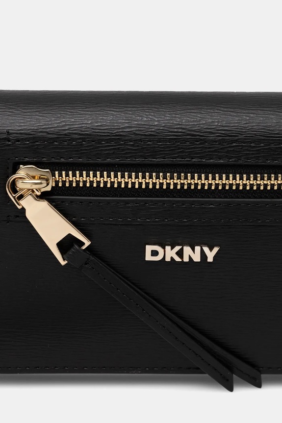 Kožená kabelka Dkny čierna R52E3K47