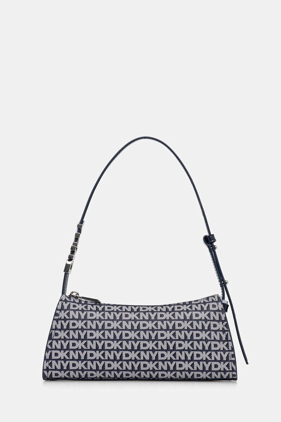 Kabelka Dkny nášivka tmavomodrá R5235G57
