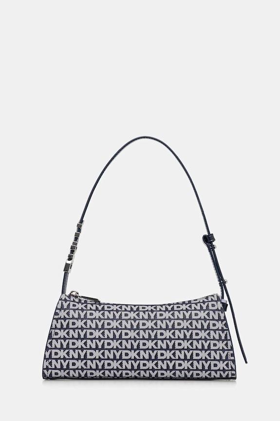Kabelka Dkny nášivka tmavomodrá R5235G57