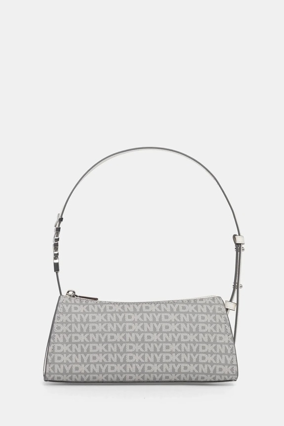 Τσάντα Dkny απλικέ γκρί R5235G57