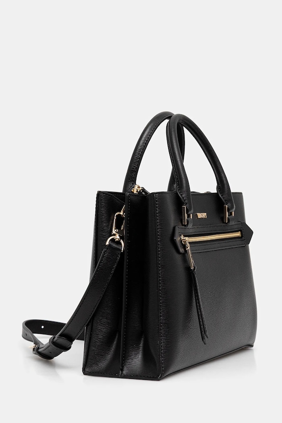 Dkny torebka skórzana R52D3K46 czarny SS26