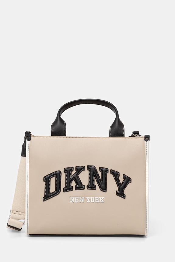 DKNY torebka damska z imitacji skóry beżowy R52AZR57