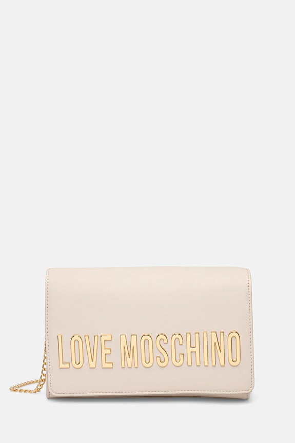 Love Moschino poșetă nu incape in A4 bej JC4103PP1NKD0110