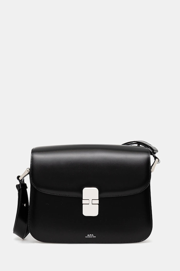 A.P.C. leather handbag Sac Grace non-detachable strap black PXBVN.F61412