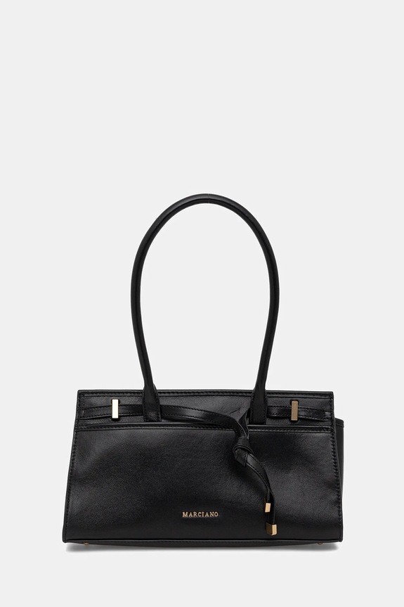 Marciano by Guess torebka skórzana skóra licowa czarny 5BGZ22.7415A