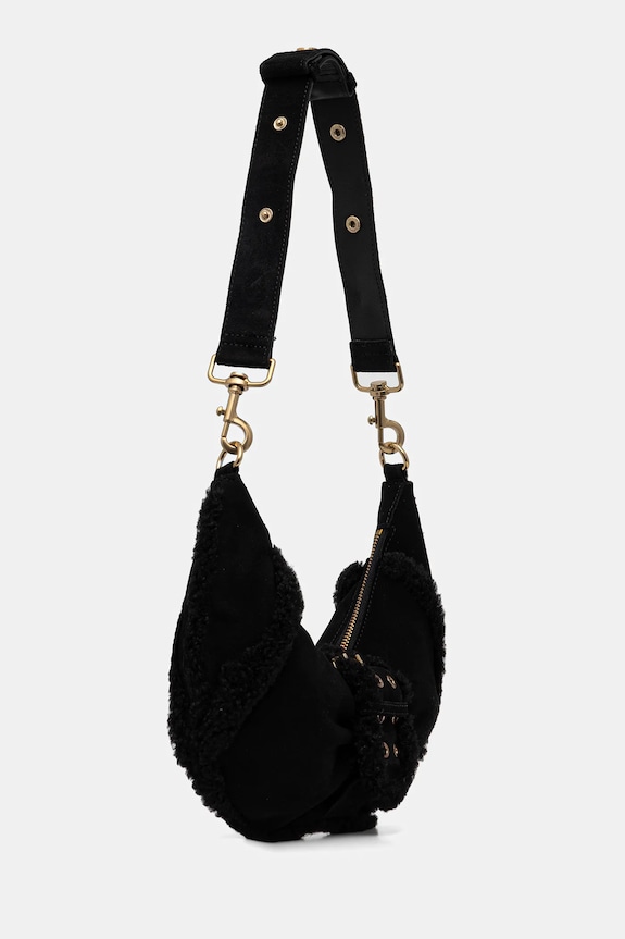 Marciano by Guess torebka zamszowa 5BGZ18.7412A czarny AW25