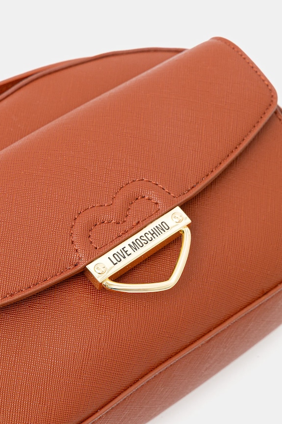 Love Moschino torebka pomarańczowy JC4180PP1NLE0312