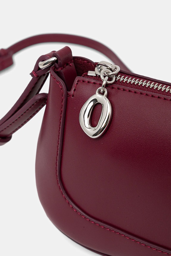 Τσάντα Calvin Klein μπορντό LV04F1046G