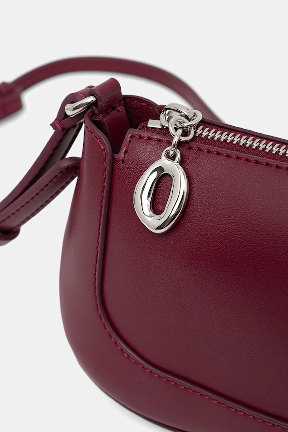 Τσάντα Calvin Klein μπορντό LV04F1046G