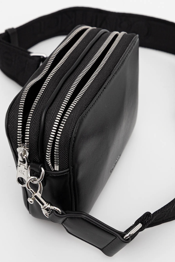 Calvin Klein torebka crossbody damska z imitacji skóry czarny LV04F3165G