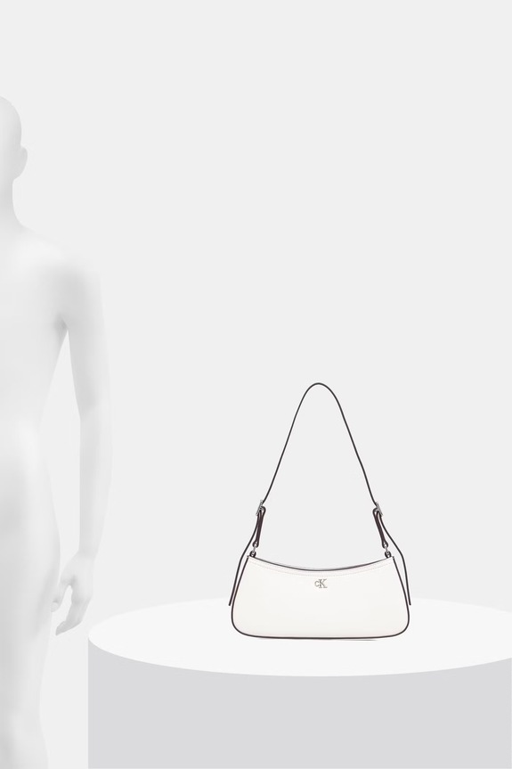 Calvin Klein torebka damska z imitacji skóry LV04F3170G biały