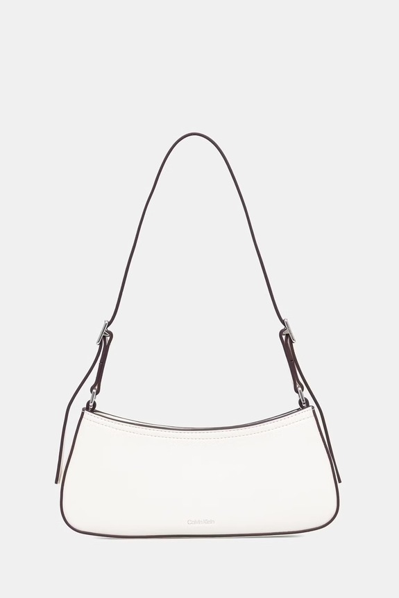 Akcesoria Calvin Klein torebka damska z imitacji skóry LV04F3170G biały