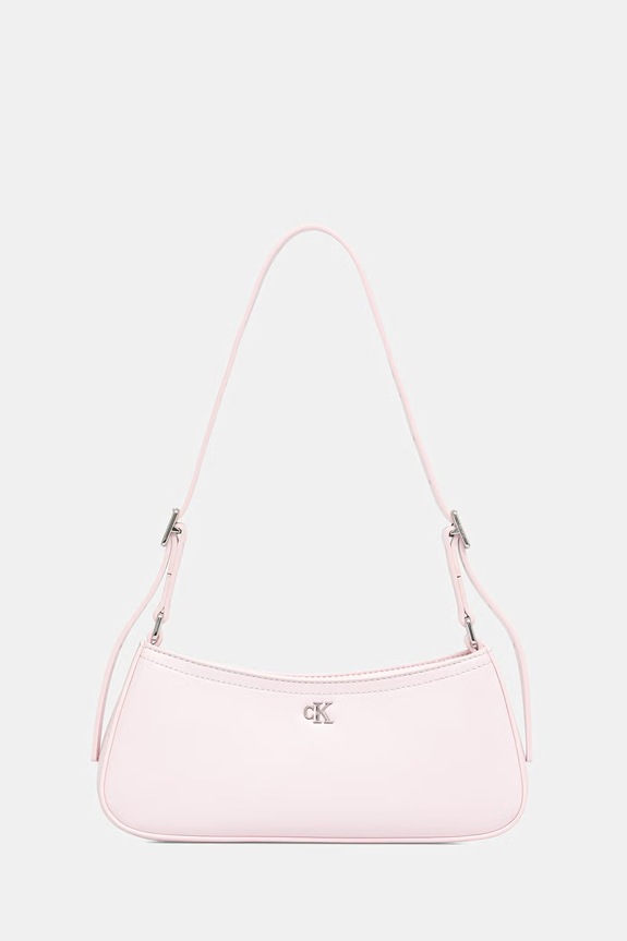 Calvin Klein torebka damska z imitacji skóry różowy LV04F3170G
