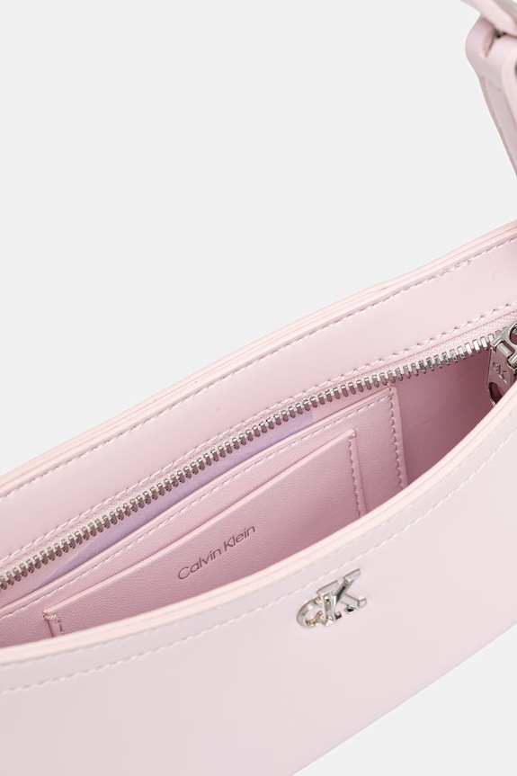 Calvin Klein torebka damska z imitacji skóry LV04F3170G różowy